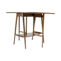 A Well-Crafted Arts & Crafts Oak Drop Leaf Side Table by Liberty & Co - Thumbnail 10