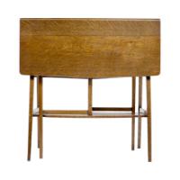 A Well-Crafted Arts & Crafts Oak Drop Leaf Side Table by Liberty & Co - Thumbnail 8