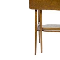 A Well-Crafted Arts & Crafts Oak Drop Leaf Side Table by Liberty & Co - Thumbnail 16
