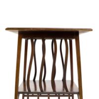 Liberty & Co. Attributed, Aesthetic Movement Walnut Side or Occasional Table with a Square Top - Thumbnail 7