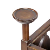 Shapland & Petter, Arts & Crafts Mahogany Plant Stand with Pierced Panels - Thumbnail 9