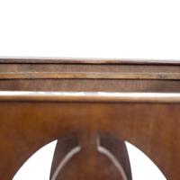 Shapland & Petter, Arts & Crafts Mahogany Plant Stand with Pierced Panels - Thumbnail 10