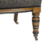 Bruce Talbert for Gillow & Co., Aesthetic Movement Ebonised & Parcel-Gilt Settee - Thumbnail 2
