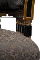 Bruce Talbert for Gillow & Co., Aesthetic Movement Ebonised & Parcel-Gilt Settee - Thumbnail 9