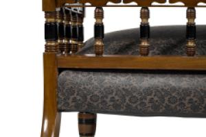 Bruce Talbert for Gillow & Co., Aesthetic Movement Ebonised & Parcel-Gilt Settee - Thumbnail 20
