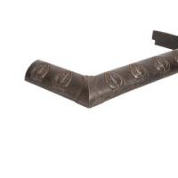 Arts & Crafts Cast Iron Fender with Delicate Seed Pods on Stems and Flower Heads - Thumbnail 7