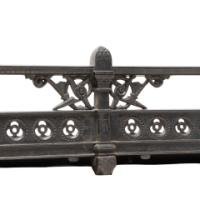 Dr. Christopher Dresser for Coalbrookdale. An Aesthetic Movement Cast Iron Fire Fender - Thumbnail 5