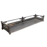 Dr. C. Dresser for Coalbrookdale, Aesthetic Movement Cast Iron Fire Fender - Thumbnail 7