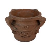 Archibald Knox. Liberty & Co., Rare & Original Pair of Terracotta Olaf Planters - Thumbnail 2
