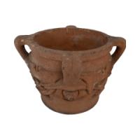 Archibald Knox. Liberty & Co., Rare & Original Pair of Terracotta Olaf Planters - Thumbnail 3