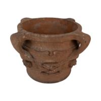 Archibald Knox. Liberty & Co., Rare & Original Pair of Terracotta Olaf Planters - Thumbnail 4