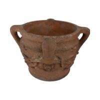 Archibald Knox. Liberty & Co., Rare & Original Pair of Terracotta Olaf Planters - Thumbnail 5