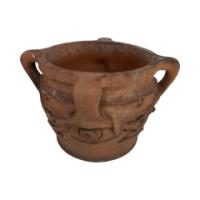 Archibald Knox. Liberty & Co., Rare & Original Pair of Terracotta Olaf Planters - Thumbnail 13