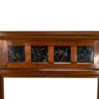 Thomas Jeckyll for Barnard Bishop & Barnard. Rare Aesthetic Movement Walnut Fire Surround - Thumbnail 2