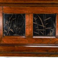 Thomas Jeckyll for Barnard Bishop & Barnard. Rare Aesthetic Movement Walnut Fire Surround - Thumbnail 5