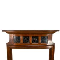 Thomas Jeckyll for Barnard Bishop & Barnard. Rare Aesthetic Movement Walnut Fire Surround - Thumbnail 6
