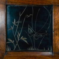 Thomas Jeckyll for Barnard Bishop & Barnard. Rare Aesthetic Movement Walnut Fire Surround - Thumbnail 11