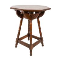 Collier & Plucknett. Rare Gothic Revival Oak Side Table - Thumbnail 3