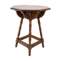 Collier & Plucknett. Rare Gothic Revival Oak Side Table - Thumbnail 5