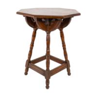Collier & Plucknett. Rare Gothic Revival Oak Side Table - Thumbnail 6