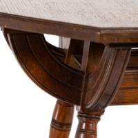 Collier & Plucknett. Rare Gothic Revival Oak Side Table - Thumbnail 8