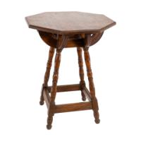 Collier & Plucknett. Rare Gothic Revival Oak Side Table - Thumbnail 9