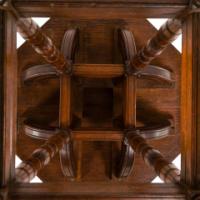 Collier & Plucknett. Rare Gothic Revival Oak Side Table - Thumbnail 14