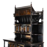 Aesthetic Movement Cabinet Designed by T. E. Collcutt and Made by Collinson & Lock, London - Thumbnail 9