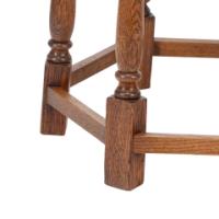 Liberty & Co. Arts & Crafts Oak side table with a hexagonal top - Thumbnail 15
