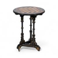 Bruce Talbert for Gillow & Co., Exhibition-Quality Aesthetic Movement Chess Table