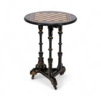 Bruce Talbert, made by Gillows & Co. An exceptional exhibition-quality Aesthetic Movement chess table  - Thumbnail 4