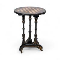 Bruce Talbert, made by Gillows & Co. An exceptional exhibition-quality Aesthetic Movement chess table  - Thumbnail 5