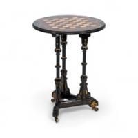 Bruce Talbert, made by Gillows & Co. An exceptional exhibition-quality Aesthetic Movement chess table  - Thumbnail 8