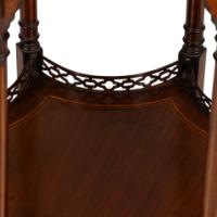 Stephen Webb, made by Collinson & Lock. Aesthetic Movement octagonal centre table with floral inlay - Thumbnail 9
