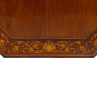 Stephen Webb, made by Collinson & Lock. Aesthetic Movement octagonal centre table with floral inlay - Thumbnail 12