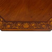 Stephen Webb, made by Collinson & Lock. Aesthetic Movement octagonal centre table with floral inlay - Thumbnail 14