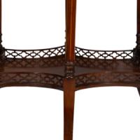 Stephen Webb, made by Collinson & Lock. Aesthetic Movement octagonal centre table with floral inlay - Thumbnail 16