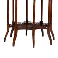Stephen Webb, made by Collinson & Lock. Aesthetic Movement octagonal centre table with floral inlay - Thumbnail 17