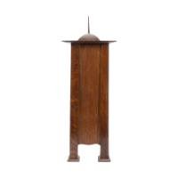C. F. A. Voysey (1857–1941). Rare Arts & Crafts Oak mantel clock - Thumbnail 4