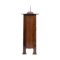 C. F. A. Voysey (1857–1941). Rare Arts & Crafts Oak mantel clock - Thumbnail 6