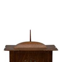 C. F. A. Voysey (1857–1941). Rare Arts & Crafts Oak mantel clock - Thumbnail 7