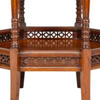 E. W. Godwin Attributed, Anglo-Japanese Rosewood Eight-Leg Table - Thumbnail 15