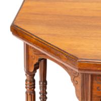 E. W. Godwin Attributed, Anglo-Japanese Rosewood Eight-Leg Table - Thumbnail 19