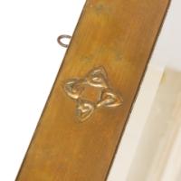 Margaret Gilmour Attributed, Arts & Crafts Glasgow School brass mirror - Thumbnail 6