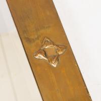 Margaret Gilmour, attributed. An Arts and Crafts Glasgow School brass mirror  - Thumbnail 7