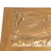 Margaret Gilmour Attributed, Arts & Crafts Glasgow School brass mirror - Thumbnail 8