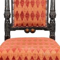 Lamb of Manchester. Rare pair of exhibition-quality Aesthetic Movement Ebonised Oak side chairs - Thumbnail 13