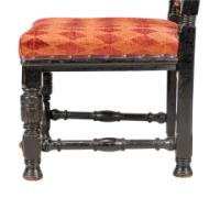 Lamb of Manchester. Rare pair of exhibition-quality Aesthetic Movement Ebonised Oak side chairs - Thumbnail 17