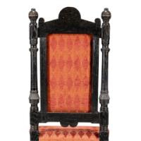 Lamb of Manchester. Rare pair of exhibition-quality Aesthetic Movement Ebonised Oak side chairs - Thumbnail 19