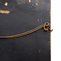 Arts & Crafts Hammered Copper Frame with Pre-Raphaelite Maiden - Thumbnail 6